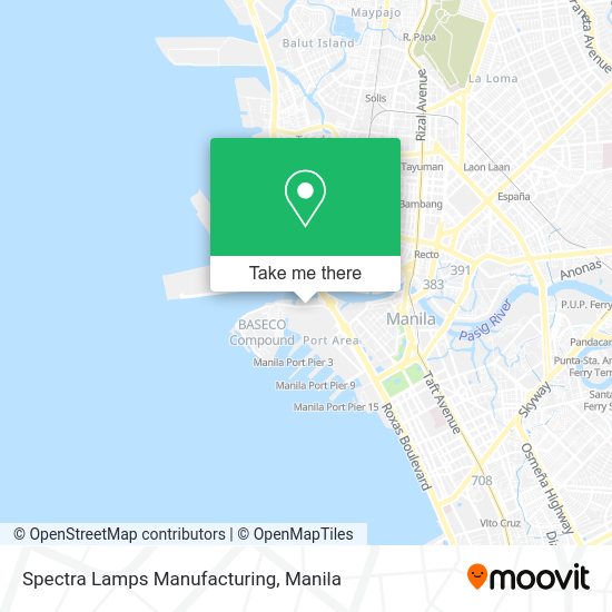 Spectra Lamps Manufacturing map