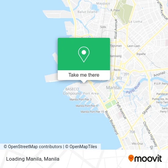 Loading Manila map