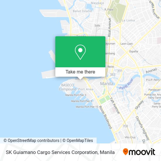 SK Guiamano Cargo Services Corporation map