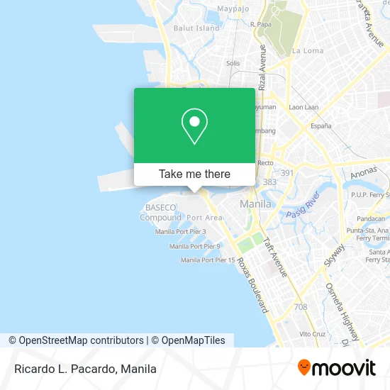 Ricardo L. Pacardo map