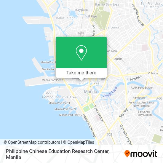 Philippine Chinese Education Research Center map