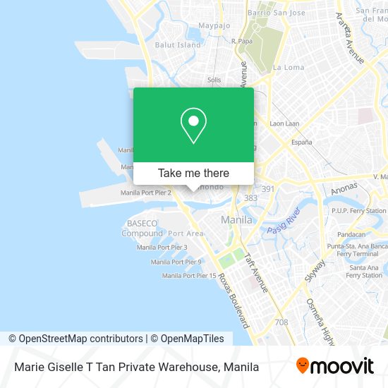 Marie Giselle T Tan Private Warehouse map