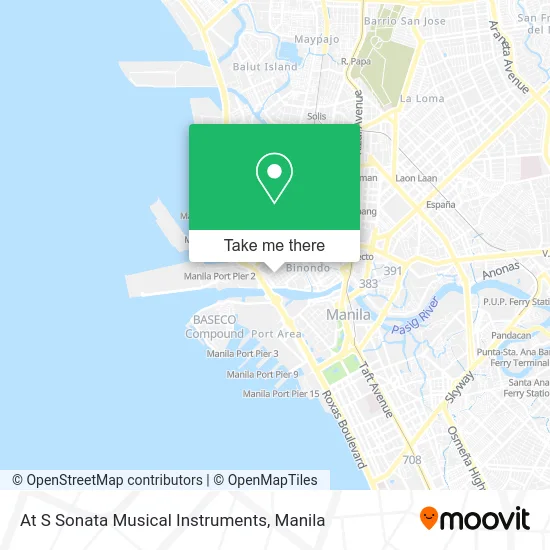 At S Sonata Musical Instruments map