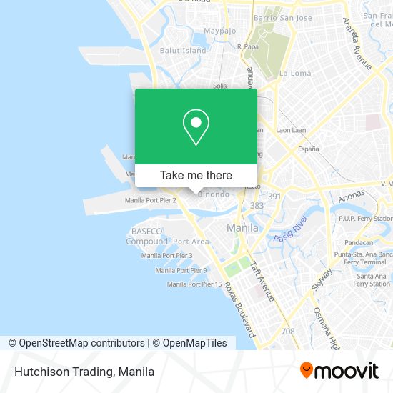 Hutchison Trading map