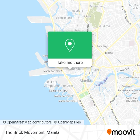 The Brick Movement map