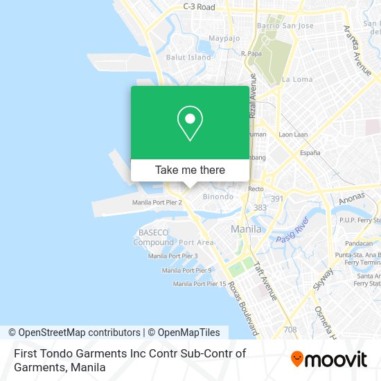 First Tondo Garments Inc Contr Sub-Contr of Garments map