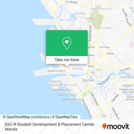 SSC-R Student Development & Placement Center map
