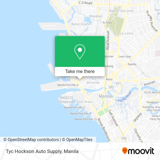 Tyc Hockson Auto Supply map