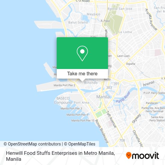 Henwill Food Stuffs Enterprises in Metro Manila map