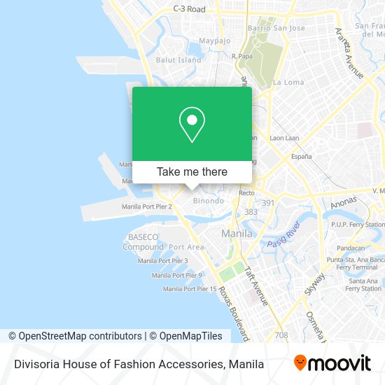 Divisoria House of Fashion Accessories map
