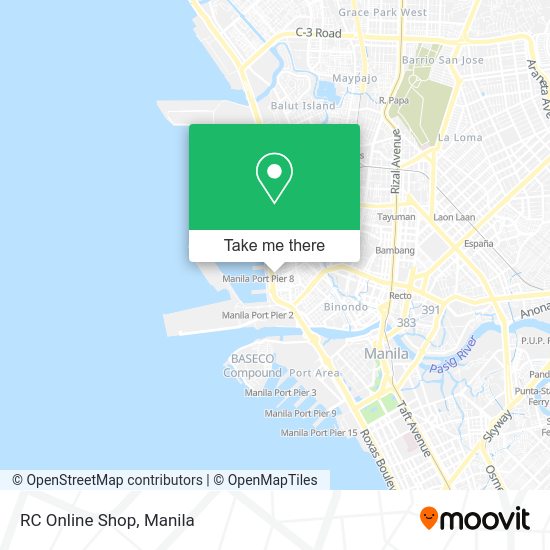 RC Online Shop map