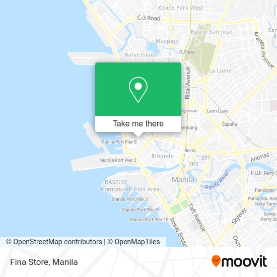 Fina Store map