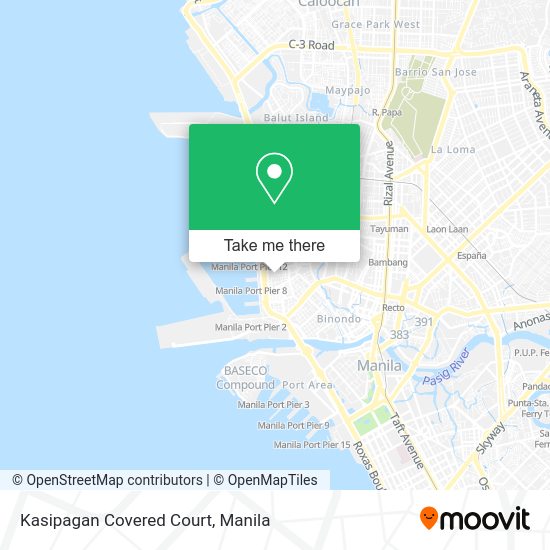 Kasipagan Covered Court map