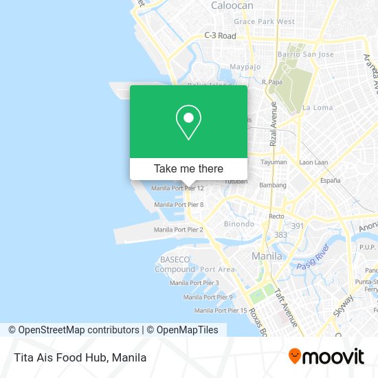 Tita Ais Food Hub map