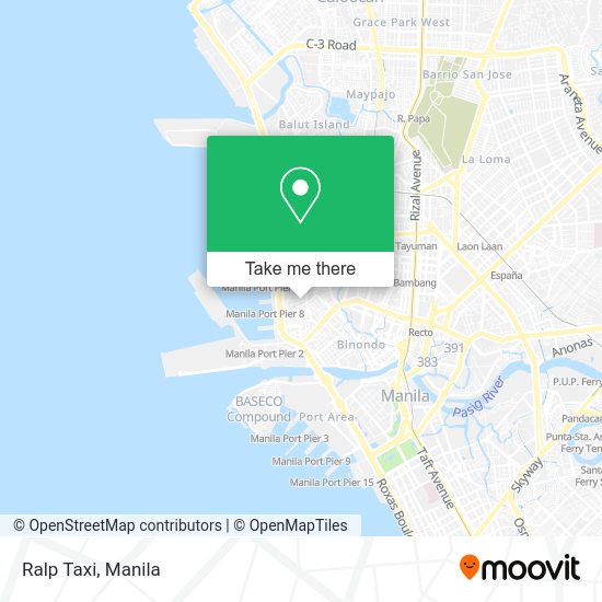 Ralp Taxi map