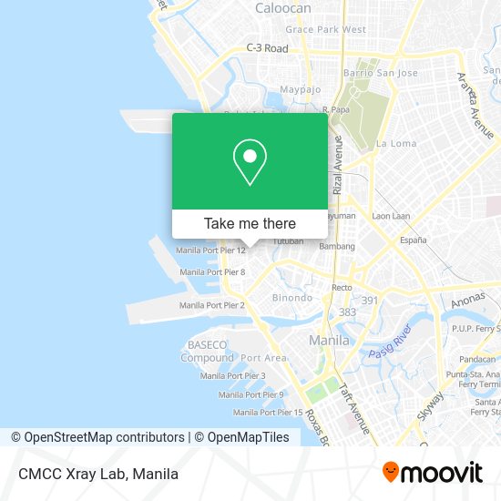 CMCC Xray Lab map