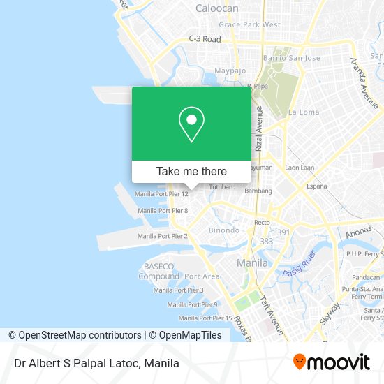 Dr Albert S Palpal Latoc map