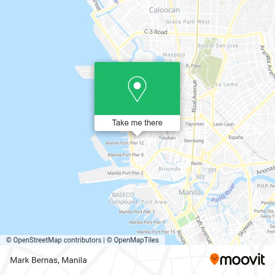 Mark Bernas map