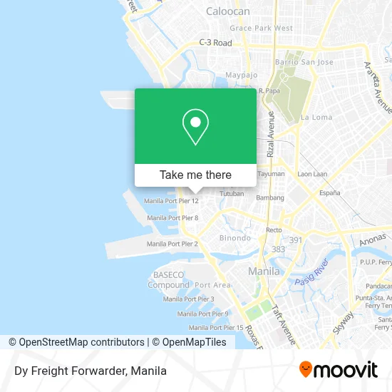 Dy Freight Forwarder map