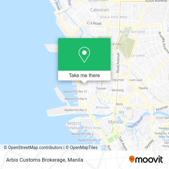 Arbis Customs Brokerage map