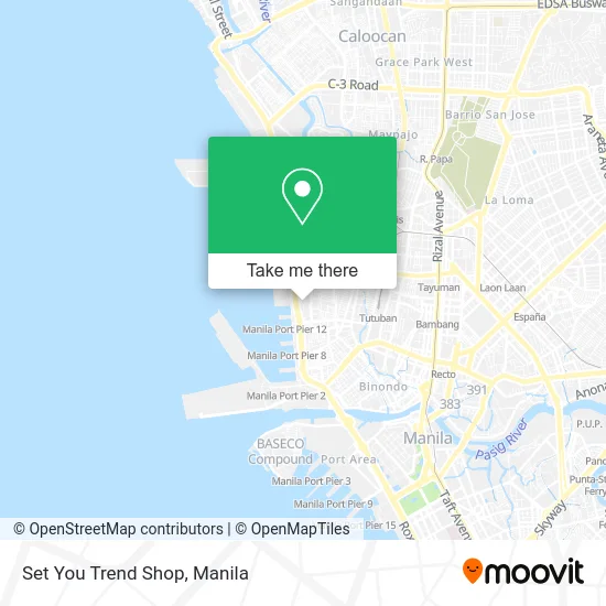 Set You Trend Shop map