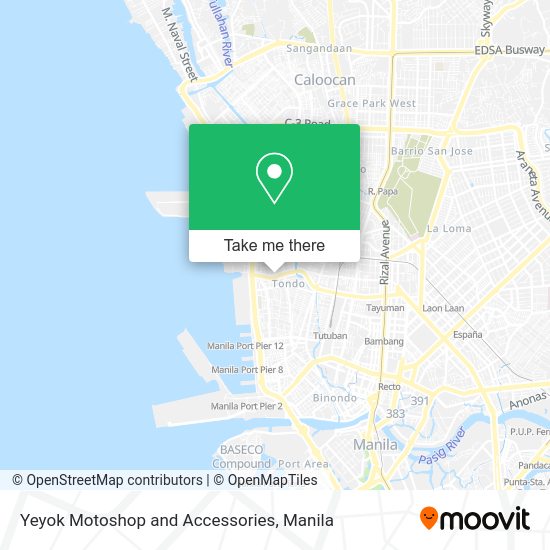 Yeyok Motoshop and Accessories map