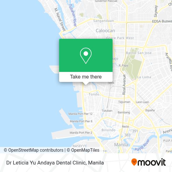 Dr Leticia Yu Andaya Dental Clinic map