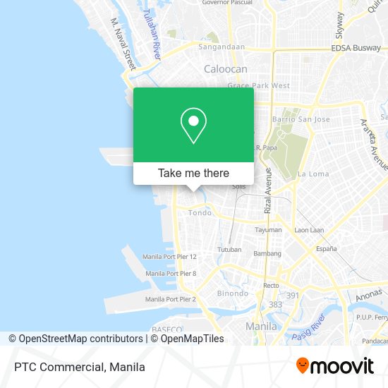 PTC Commercial map