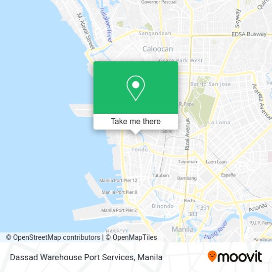 Dassad Warehouse Port Services map