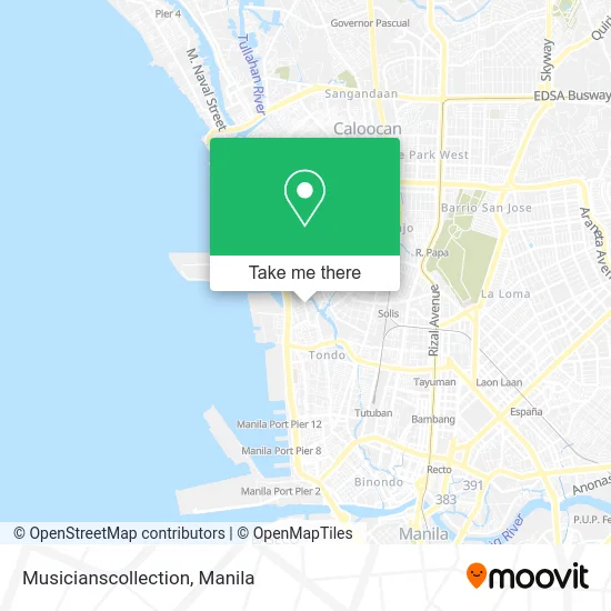 Musicianscollection map