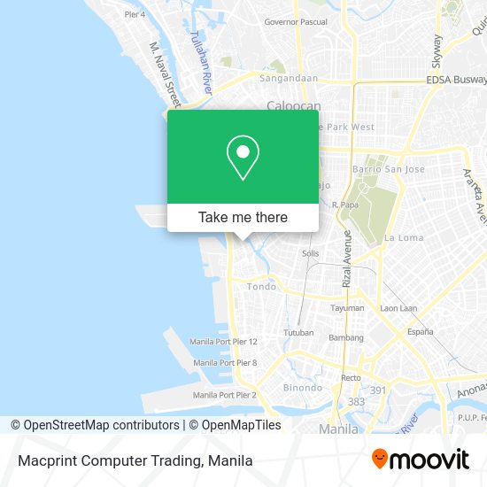 Macprint Computer Trading map