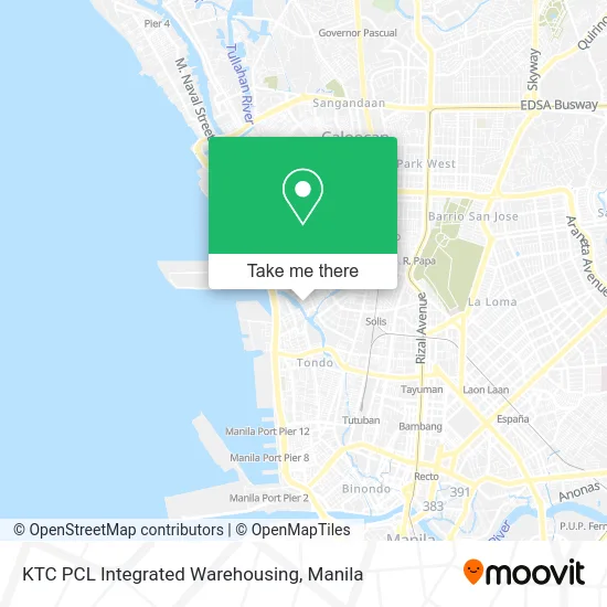 KTC PCL Integrated Warehousing map