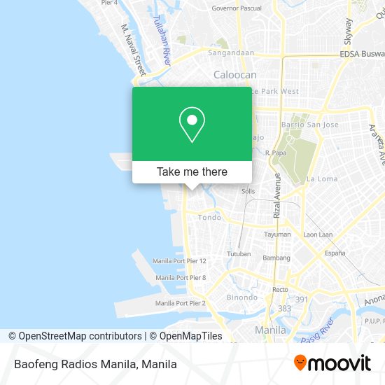 Baofeng Radios Manila map