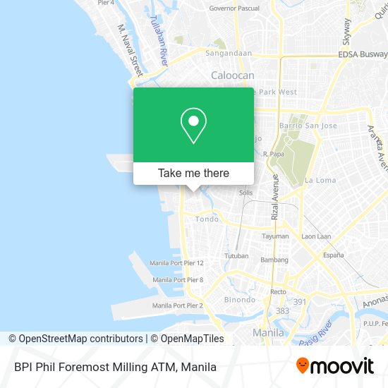 BPI Phil Foremost Milling ATM map