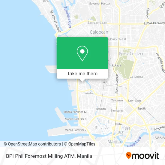BPI Phil Foremost Milling ATM map