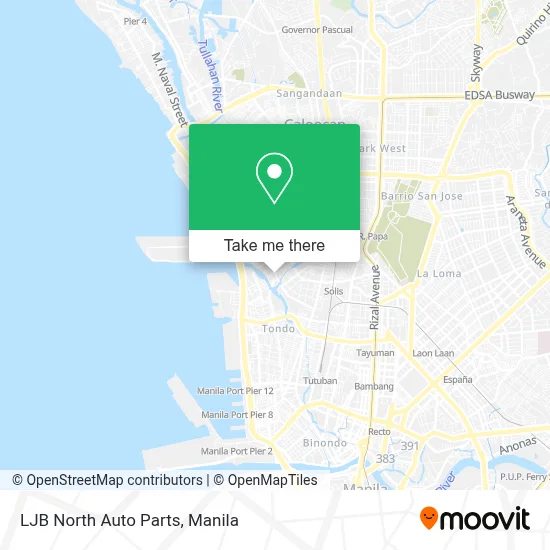 LJB North Auto Parts map