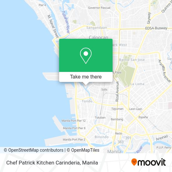 Chef Patrick Kitchen Carinderia map