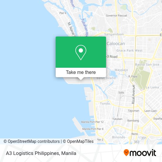 A3 Logistics Philippines map
