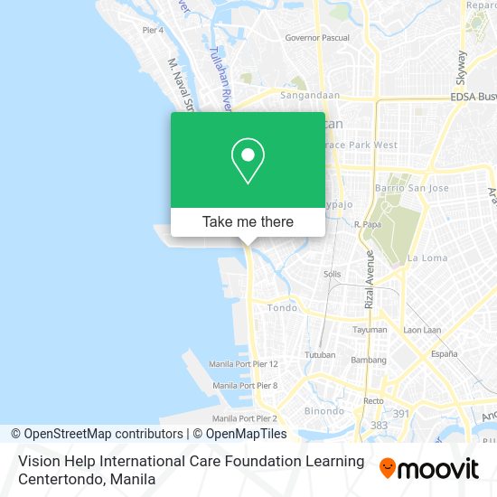 Vision Help International Care Foundation Learning Centertondo map