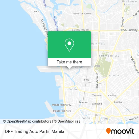 DRF Trading Auto Parts map