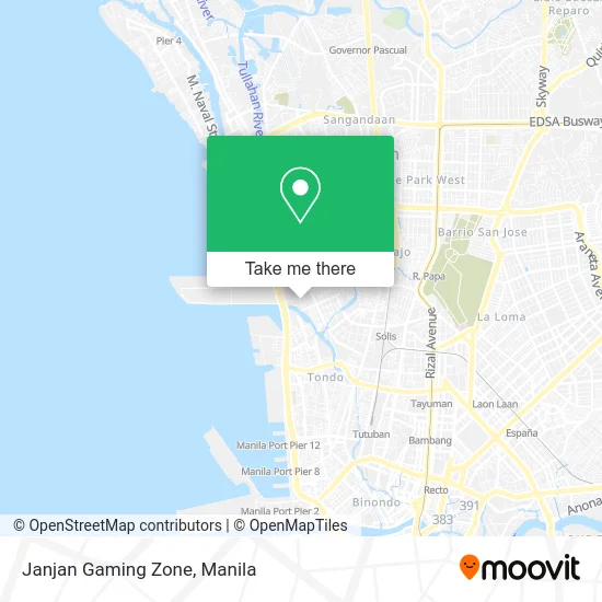 Janjan Gaming Zone map