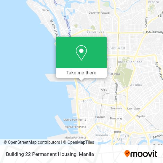 Building 22 Permanent Housing map