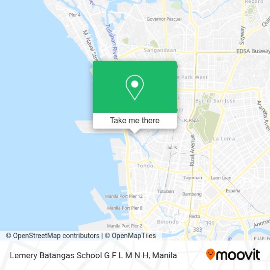 Lemery Batangas School G F L M N H map