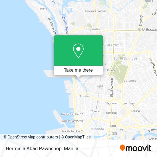 Herminia Abad Pawnshop map