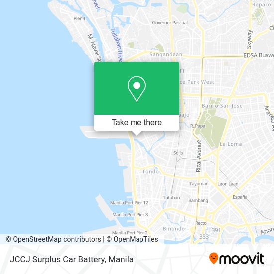 JCCJ Surplus Car Battery map