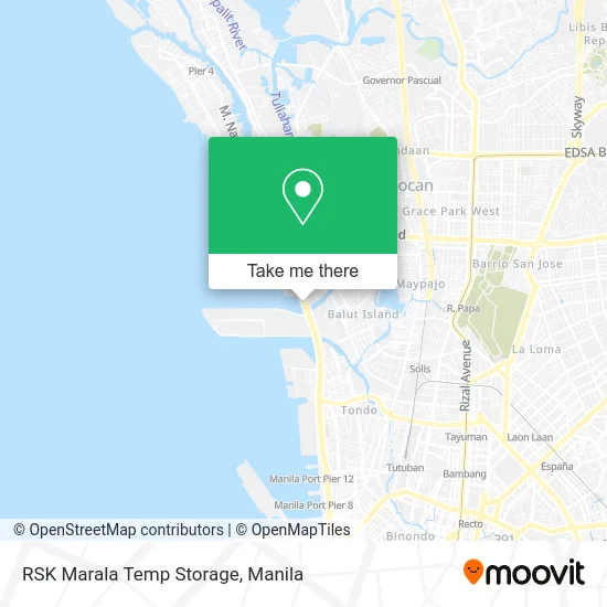 RSK Marala Temp Storage map