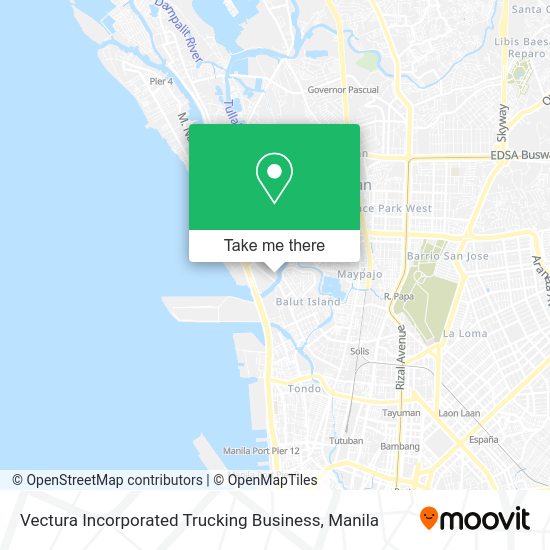Vectura Incorporated Trucking Business map