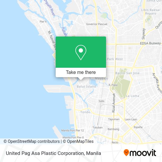 United Pag Asa Plastic Corporation map