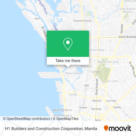 H1 Builders and Construction Corporation map