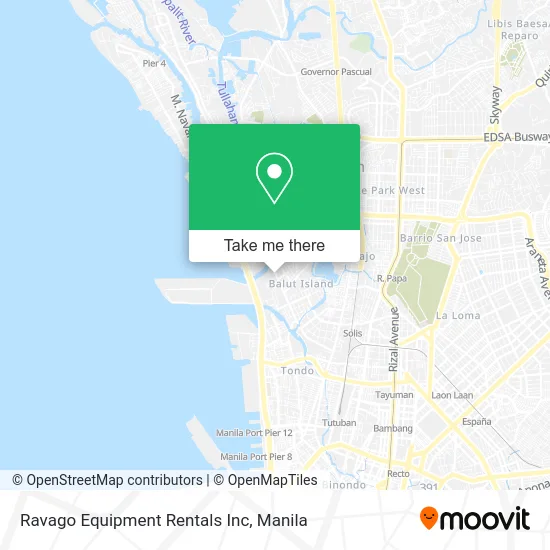 Ravago Equipment Rentals Inc map